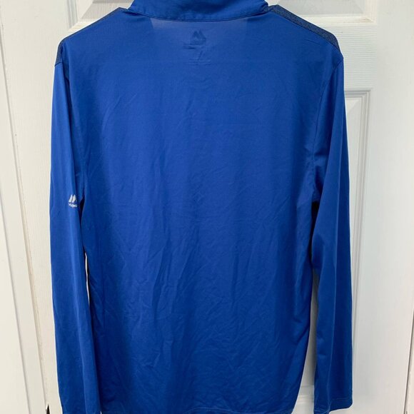 Blue Long Sleeve Shirt with Logo - Picture 3 of 4